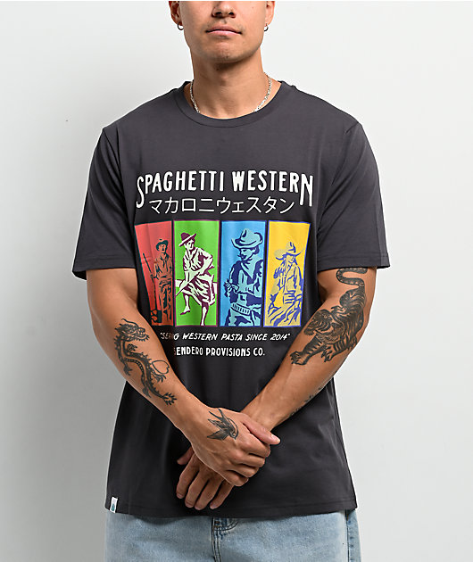 Sendero Spaghetti Western Grey T-Shirt