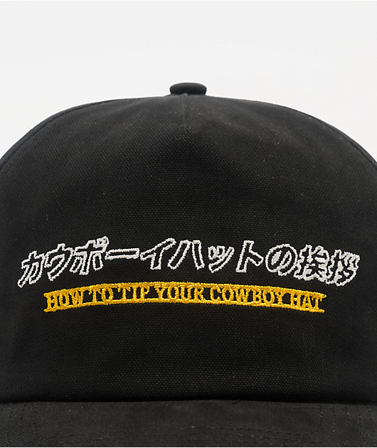 Sendero Tip Your Black Snapback Hat