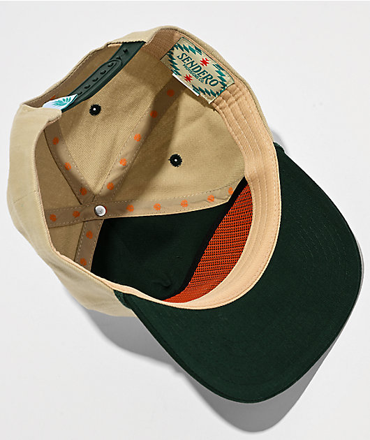 Sendero Triple Threat Green & Khaki Snapback Hat