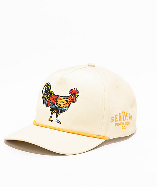 Sendero Yardbird Cream Snapback Hat Zumiez