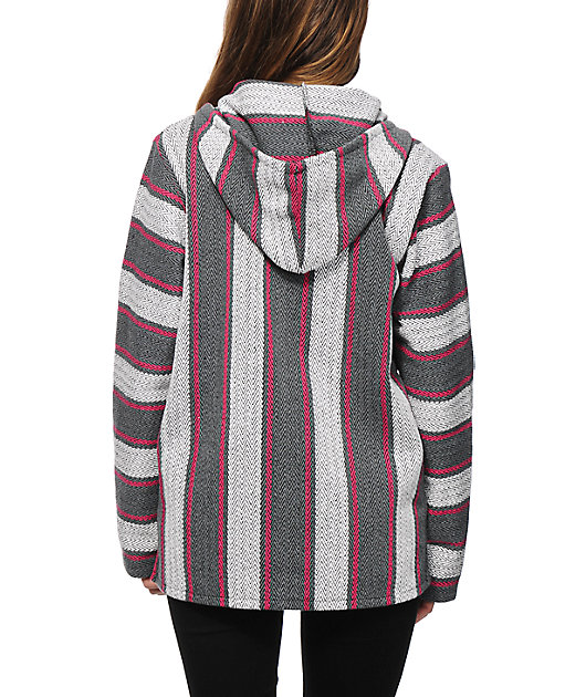 Senor Lopez Coco Loco Graphite & Fuchsia Poncho