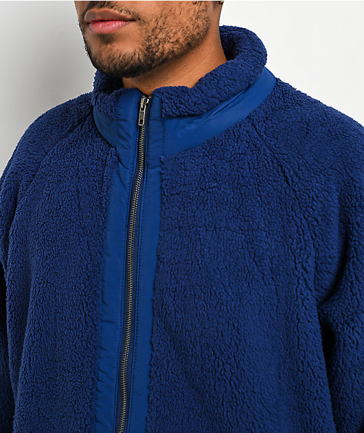 Shaka Wear 2.0 Navy Sherpa Jacket