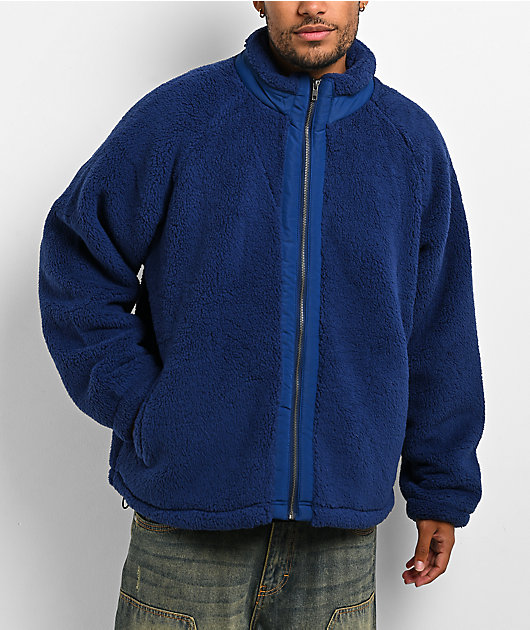 Shaka Wear 2.0 Navy Sherpa Jacket