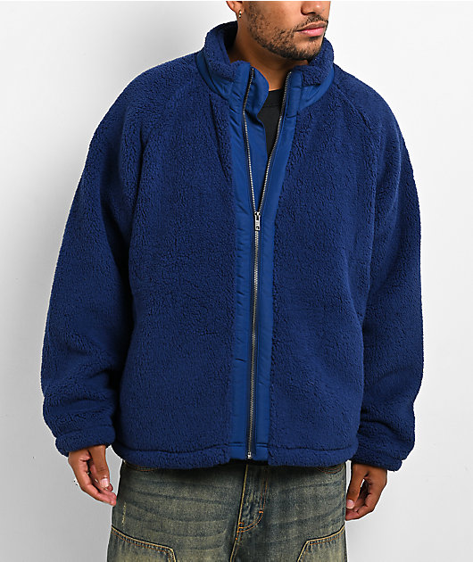 Shaka Wear 2.0 Navy Sherpa Jacket