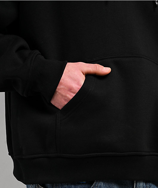 Shaka Wear Bandana Double Hood Black Hoodie