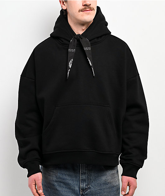 Shaka Wear Bandana Double Hood Black Hoodie | Zumiez