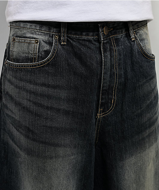 Shaka Wear Barrel Balloon Indigo Wash Denim Jeans | Zumiez