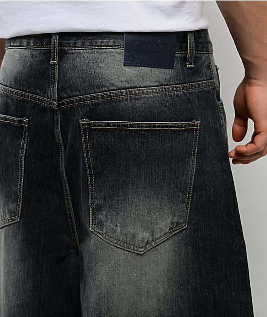 Shaka Wear Barrel Balloon Indigo Wash Denim Jeans | Zumiez