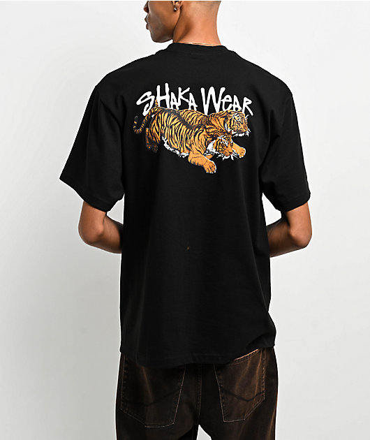 Shaka Wear El Tigre Black T-Shirt | Zumiez