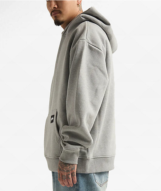 Shaka Wear Essential Super Heavyweight Heather Grey Hoodie