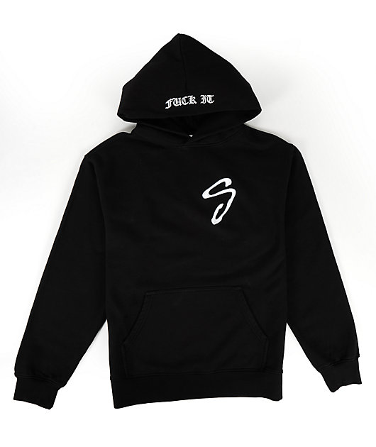 Shaka Wear Fuck It Black Heavyweight Hoodie