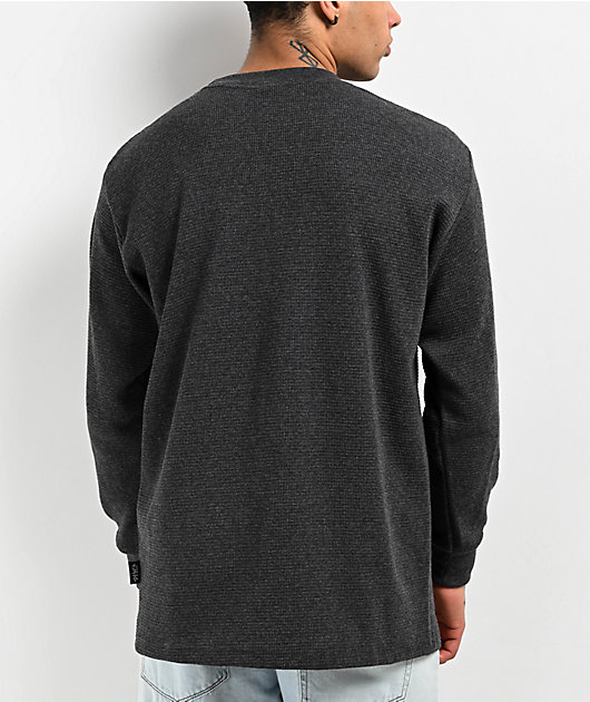 Shaka Wear Grey Heavyweight Thermal Long Sleeve T-Shirt | Zumiez
