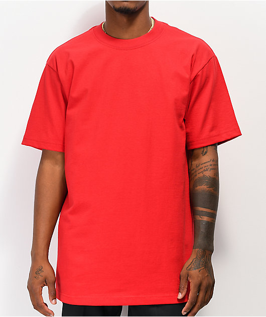 Shaka Wear Max Heavy Weight Red T-Shirt