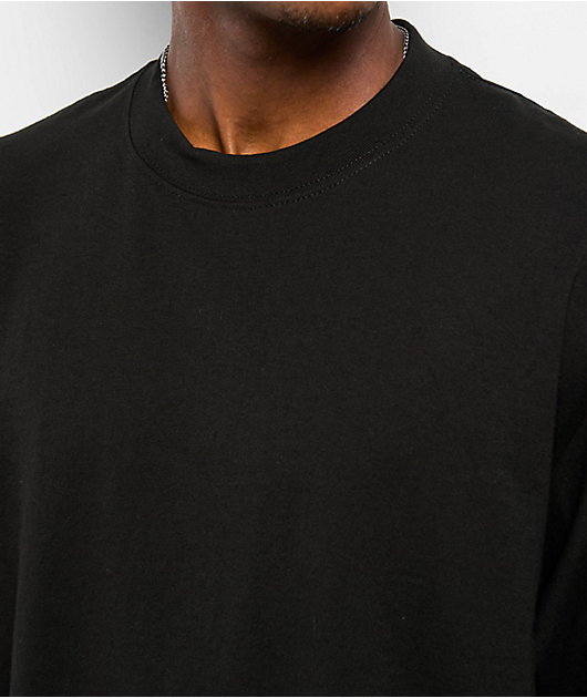 Shaka Wear Max Heavyweight Black Crop T-Shirt