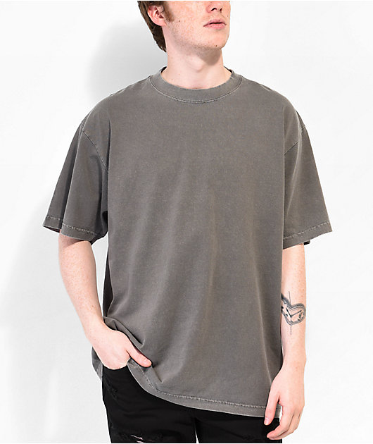 Shaka Wear Max Heavyweight Garment Dye Cement T-Shirt Zumiez