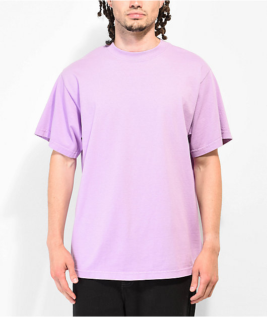 Shaka Wear Max Heavyweight Garment Dye Lavender T-Shirt