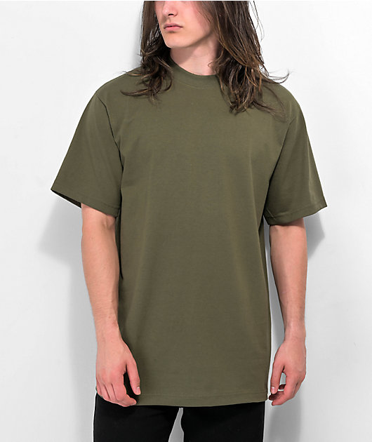Shaka Wear Max Heavyweight Olive T-Shirt