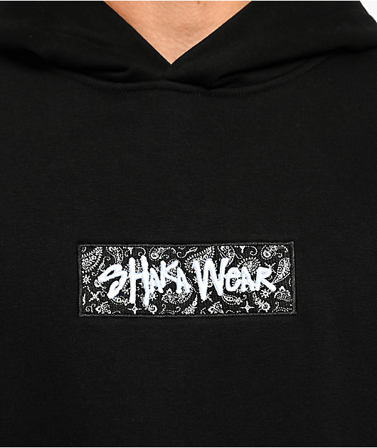 Shaka Wear Paisley Black Hoodie
