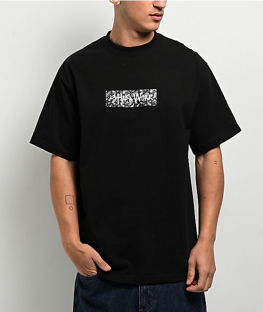 Shaka Wear Paisley Heavyweight Black T-Shirt | Zumiez