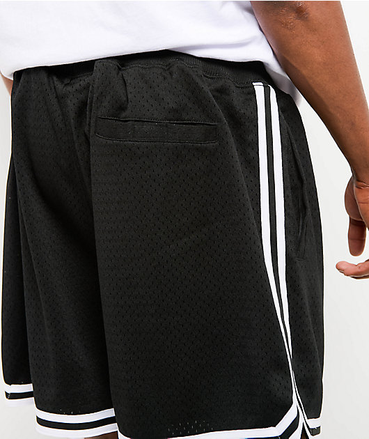 Shaka Wear Retro Black Basketball Shorts