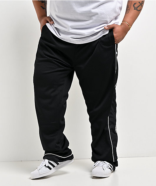 Shaka Wear Super Mesh Black Track Pants | Zumiez