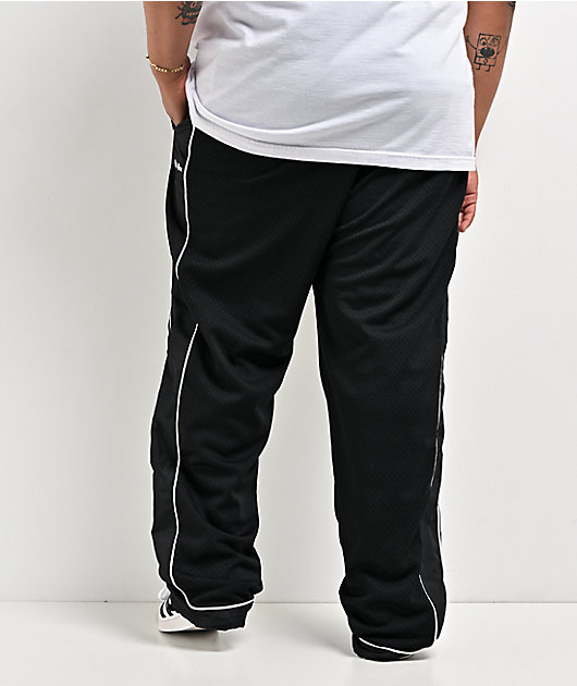 Shaka Wear Super Mesh Black Track Pants | Zumiez