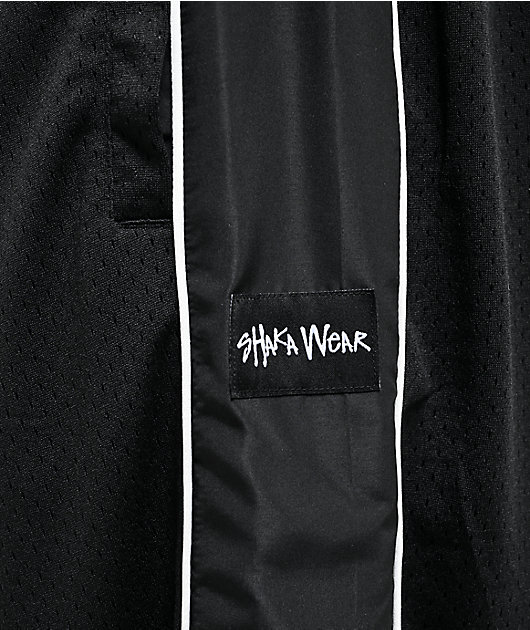 Shaka Wear Super Mesh Black Track Pants