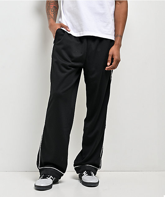 Shaka Wear Super Mesh Black Track Pants | Zumiez