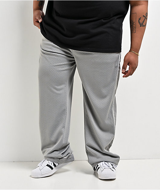 Shaka Wear Super Mesh Grey Track Pants | Zumiez