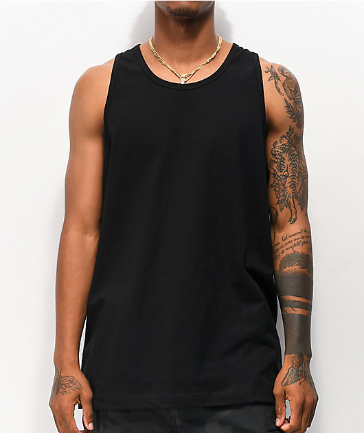 Becks mercado definido Shaka Wear camiseta negra sin mangas