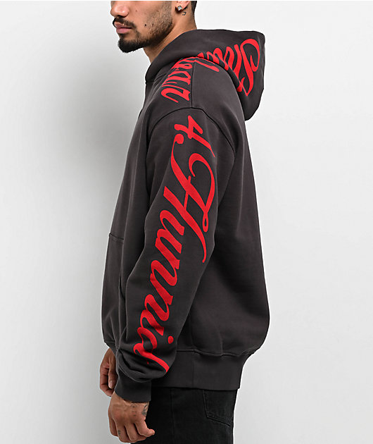 Shaka Wear x 4Hunnid Charcoal Hoodie