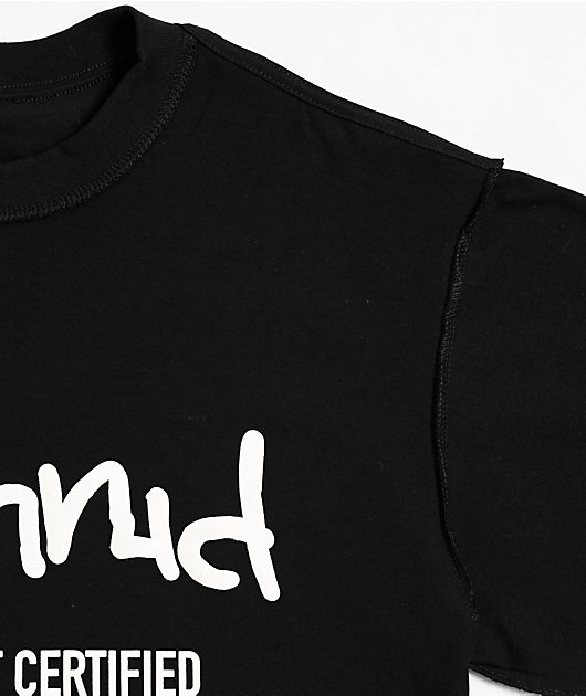 Shaka Wear x 4Hunnid Inside Out Black T-Shirt