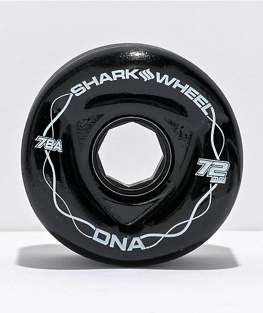 Penny 22インチ SHARK WHEEL DNA BLACK 72mm Shark Wheel DNA 72mm 78a Black Skateboard Wheels | Zumiez