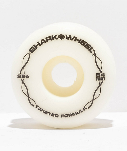 Shark Wheel Twisted 54mm 99a White Skateboard Wheels | Zumiez