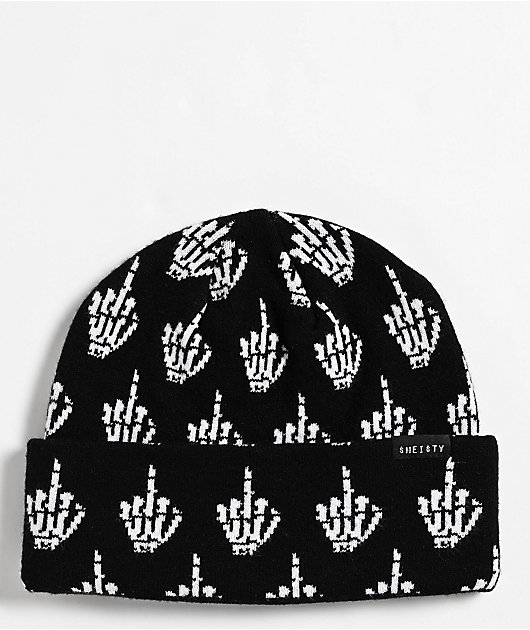 Sheisty Aloha Black Beanie | Zumiez