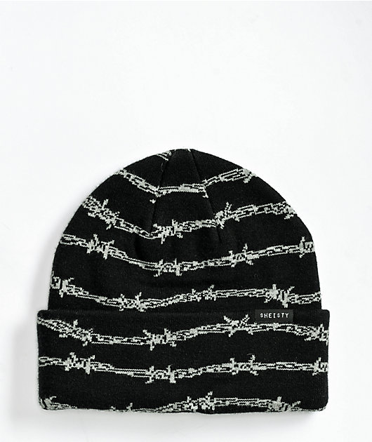 Black wire cap outlet Beanie