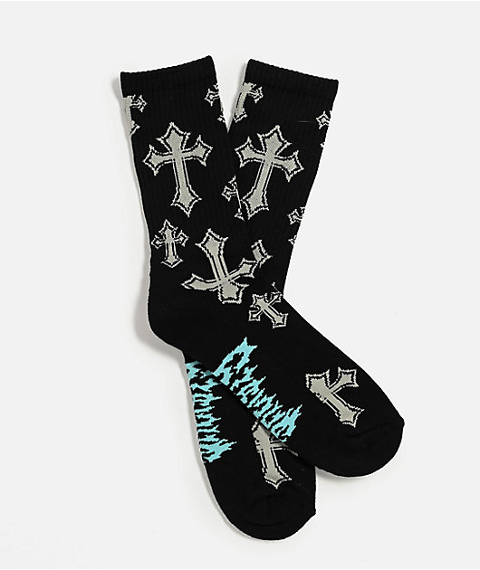 Sheisty Confession Black Crew Socks