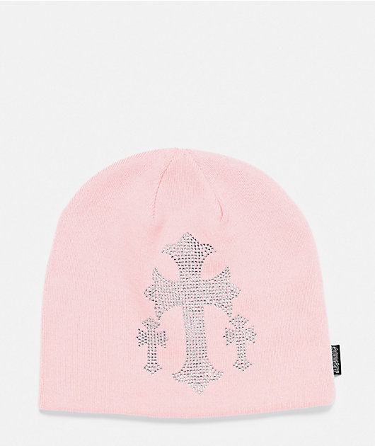 Sheisty Daz Pink Skully Beanie | Zumiez