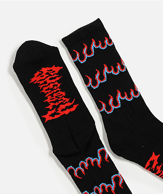 Sheisty Propane Black Crew Socks