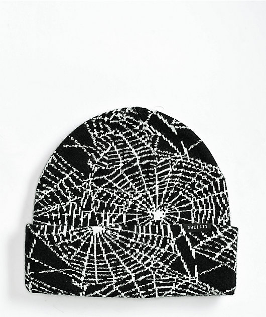 Sheisty Web Black Beanie | Zumiez