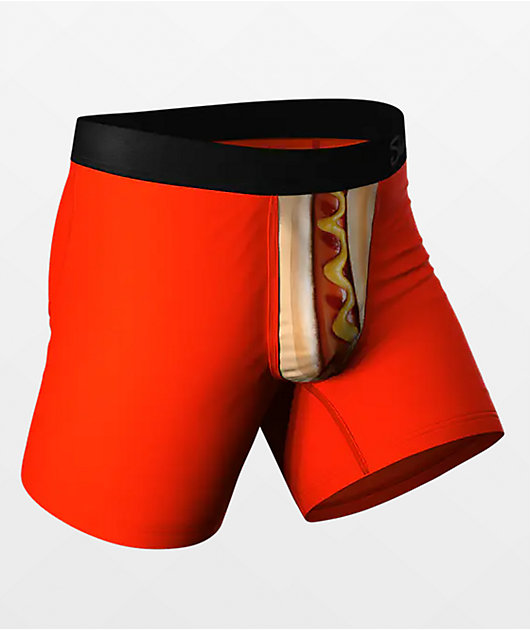 Shinesty Coney Island Hot Dog Ball Hammock Boxer Briefs