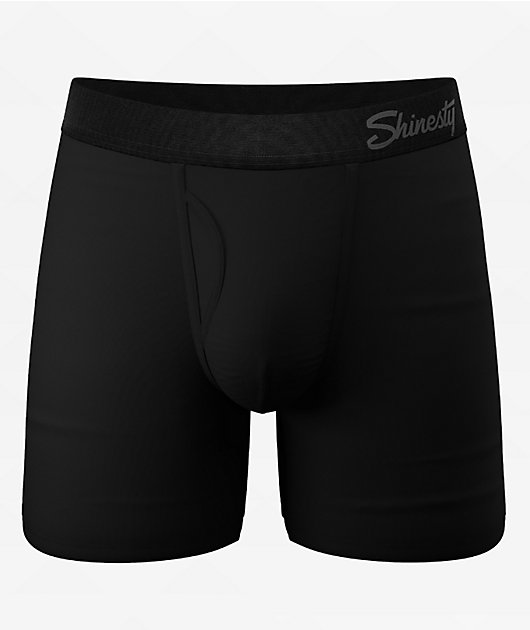 Shinesty Threat Level Midnight Ball Hammock Black Boxer Briefs