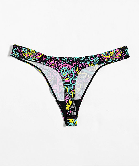 パンツ poohshiesty Shinesty x Killer Acid No Bad Trips Thong Underwear | Zumiez