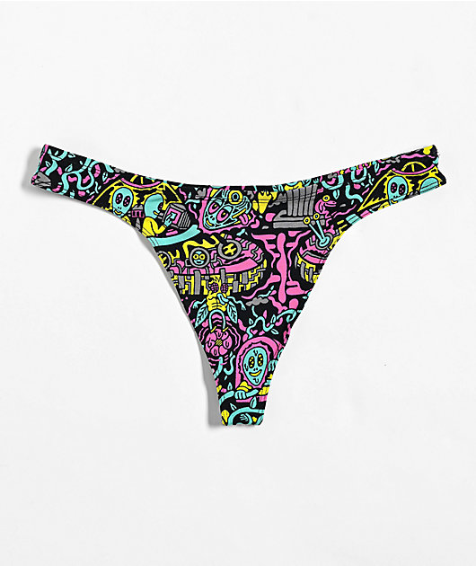 その他 Shashy Shinesty x Killer Acid No Bad Trips Thong Underwear | Zumiez