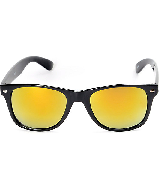 Shiny Black Classic Sunglasses | Zumiez