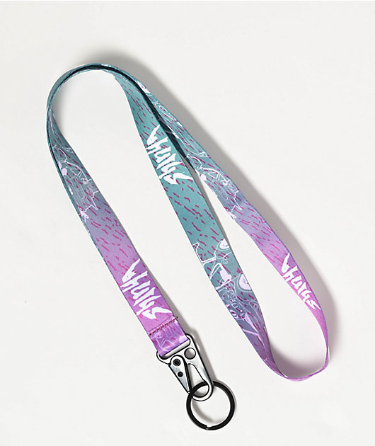 Shinya 90s Teal & Purple Lanyard | Zumiez