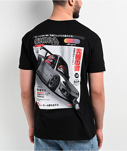 メンズウェア shinya Shinya Apex Black T-Shirt | Zumiez