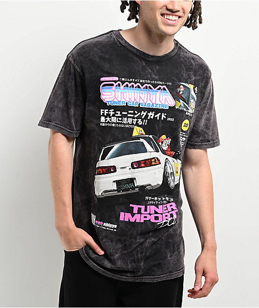 Y's LAWN T-SHIRT WITH SHIRRING DETAILS 黒 Y's LAWN T-SHIRT WITH SHIRRING DETAILS 黒