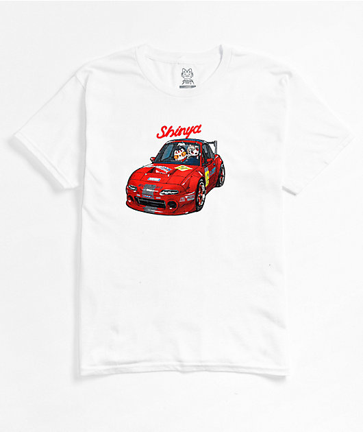 Shinya Kids Rally White T-Shirt