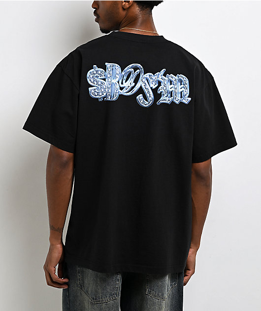 ShittyBoyz Dog Shit Militia BabyTron Bustdown Black T-Shirt | Zumiez
